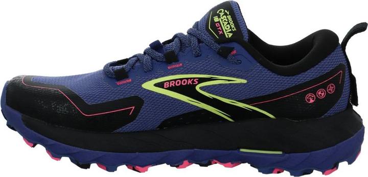 Produktbild Brooks Running Brooks Cascadia 18 GTX Laufschuhe Grau Blau / Schwarz / Pink Damen (38.5)
