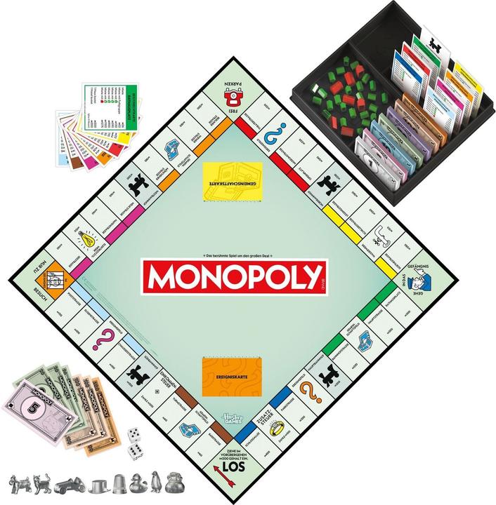 Actual product image Hasbro Gaming Monopoly Classic Refresh (German)