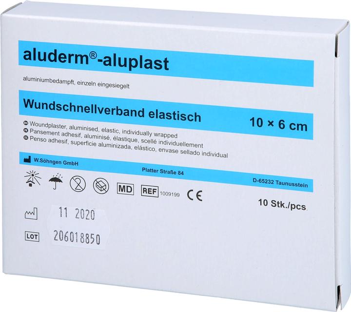 Actual product image Aluderm aluplast elastic 1 m x 6 cm wound dressing, 1 pc. plaster (1 x)