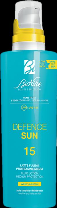BioNike DEFENCE SUN Latte Fluido SPF 15 (Crème solaire, SPF 15, 200 ml)