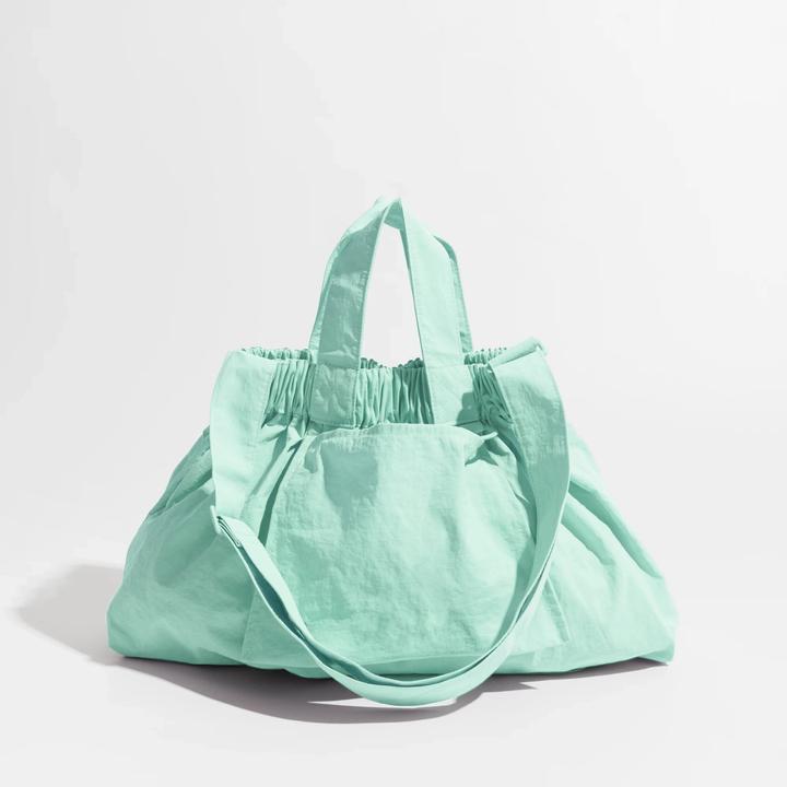 Only-Bags.Store Nylon Solid Farbe Umhängetasche Einfache kleine Hobo Handtasche Stylish Nylon Leichtgewicht Tote