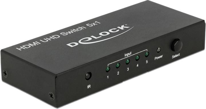 Delock Commutateur HDMI à 5 ports, activement amplifié