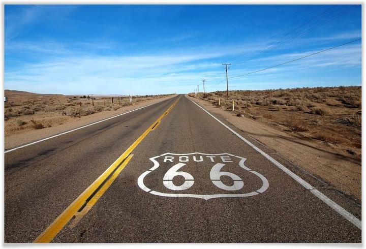 Produktbild Trenddeko Route 66 (75 x 50 cm)