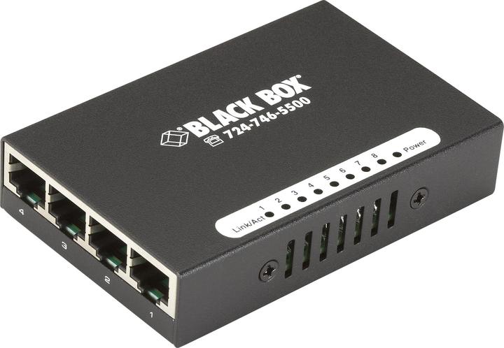 Black Box 10-100 Switch USB powered - 8 ports - commutateur - 8 ports (8 Ports)