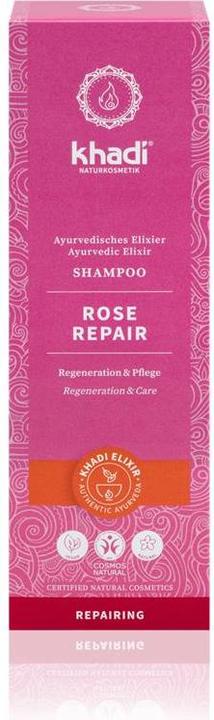 Actual product image Khadi Rose (210 ml, Liquid shampoo)
