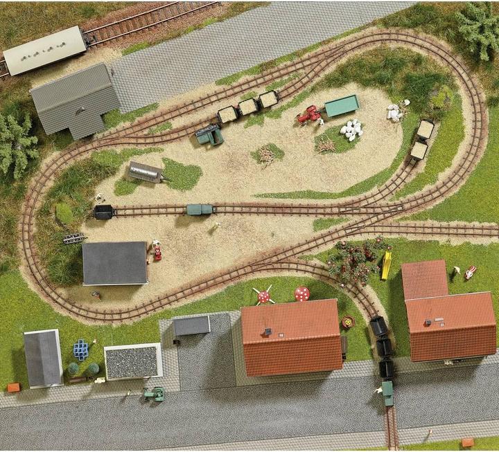 Busch 8079 N light railway track 1 pc. (Track N)