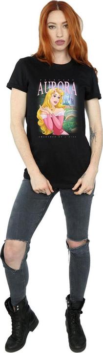 Immagine prodotto Disney Interactive Studios Maglietta Aurora Montage in cotone Boyfriend donna/donna (XL)