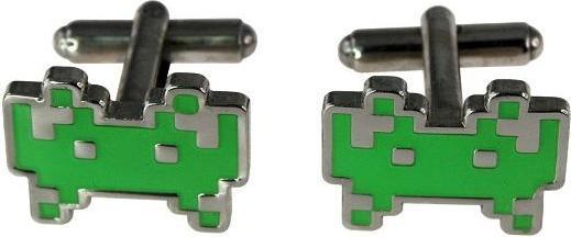 Actual product image Space Invaders Cufflinks Set