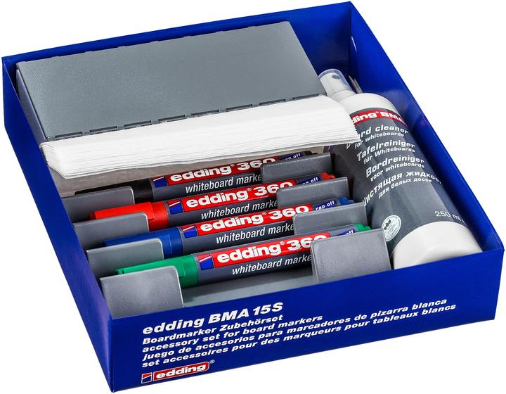 Produktbild Edding Boardmarker Zubehörset BMA 15S (Blau, Grün, Rot, Schwarz, 3 mm, 4 x)