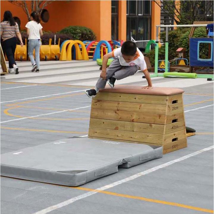 Actual product image Classic World Sprungkasten aus Holz mit 4 Schichten und Höhenverstellung