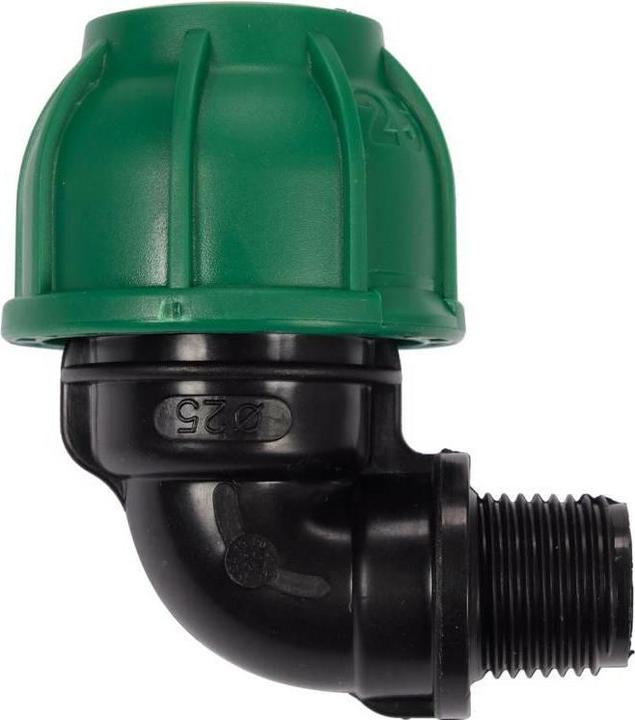 Image du produit Toya Flo Elbow pour les tubes PE 90st. 25mm x gz 1/2 & quot Pour les installations d'eau