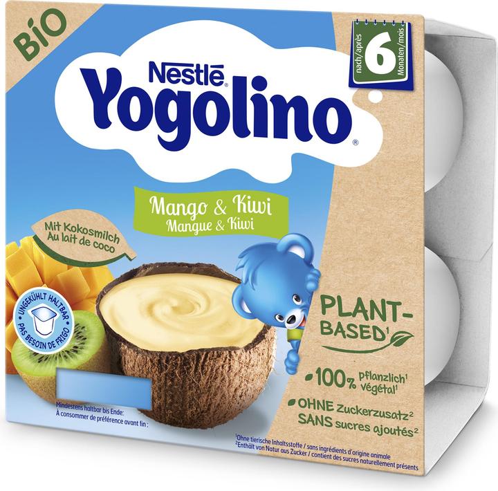 Image du produit Yogolino Bio Plant-Based Mango-Kiwi - Après 6 mois (360 g)