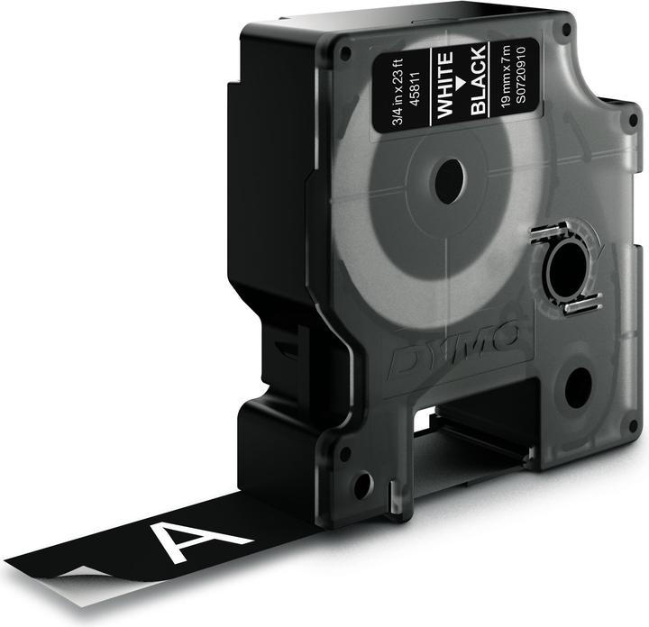 Produktbild Dymo S0720910 Standardband (1.90 cm, Schwarz)