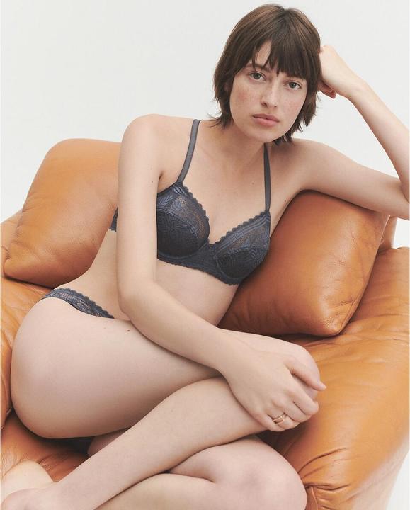 Produktbild La Redoute Collections Mikrofaserslip mit Spitzendetails (40, Einzelpack)