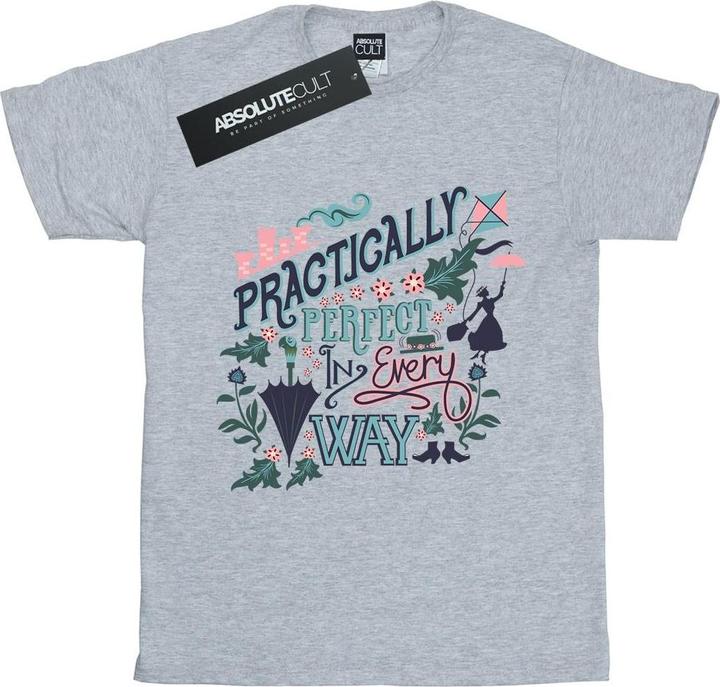 Produktbild Mary Poppins Practically Perfect In Every Way TShirt Mädchen (140, 146)