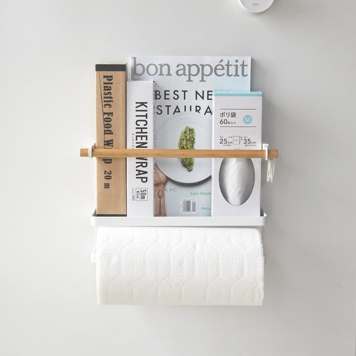 Produktbild Yamazaki Magnetisches Regal mit Küchenrollenhalter TOSCA