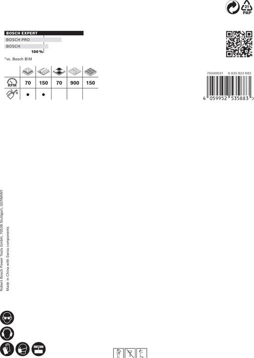 Immagine prodotto Bosch Professional Zubehör Seghetto a tazza Expert Tough Material, 114 x 60 mm (114 millimetri)