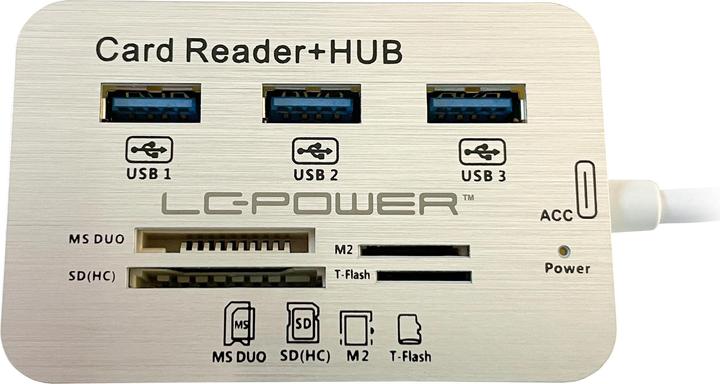 Immagine prodotto LC-Power Hub USB LC-HUB-C-CR (USB-C, 7 Porti)