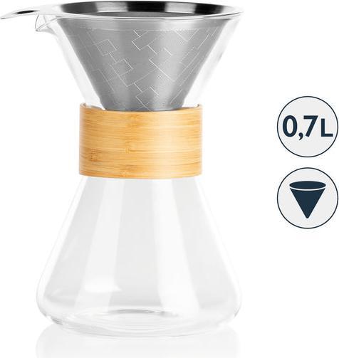 Produktbild Beem Kaffeebereiter Pour Over, 0.7 l, Transparent (0.70 l)
