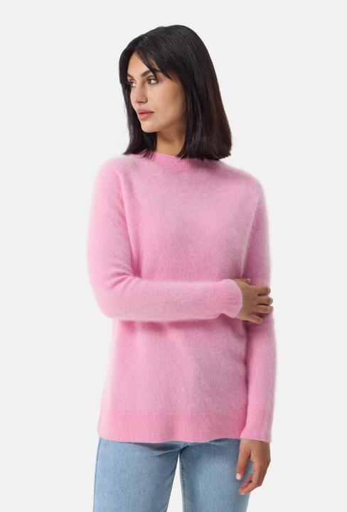 Immagine prodotto Cash-Mere Brushed Kaschmir Rundhals Pullover mit Seitenschlitzen (L)