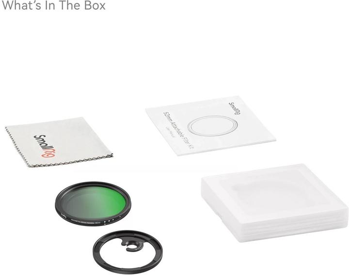 Immagine prodotto SmallRig MagEase Magnetic VND Filter Kit (52 mm, Filtri polarizzanti)