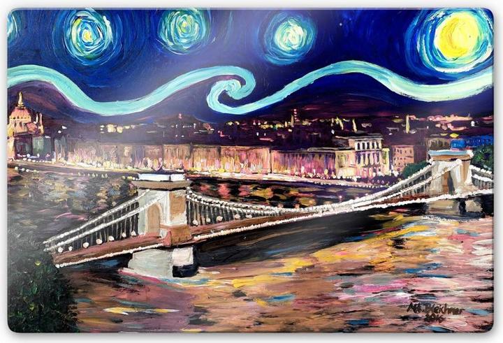 Produktbild Trenddeko Starry Night in Budapest (60 x 40 cm)