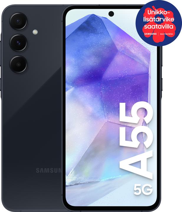 Actual product image Samsung Galaxy A55 Enterprise Edition (128 GB, Awesome Navy, 6.60", Hybrid Dual SIM + eSIM, 50 Mpx, 5G)