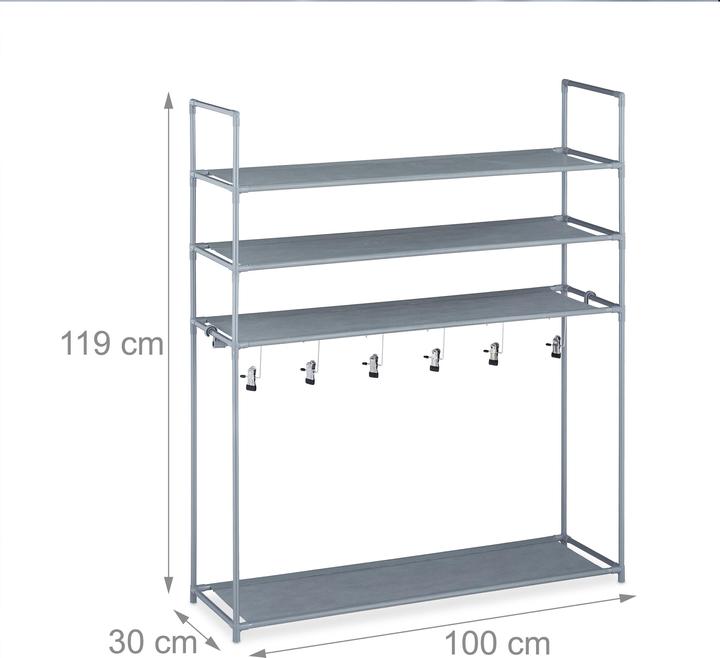 Actual product image Relaxdays Baylee (100 x 30 x 119 cm)
