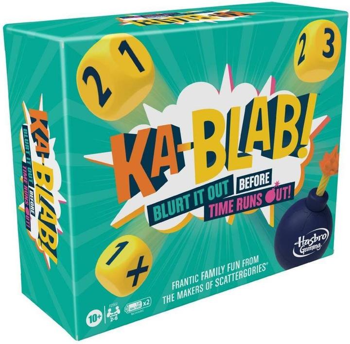 Hasbro Gaming Ka-Blab! Party card game (Danish, Norwegian)