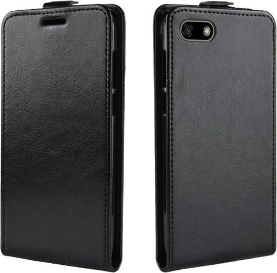 Actual product image MU Classic Crazy Horse Leather Flipcase Series (Huawei Y5 (2018))