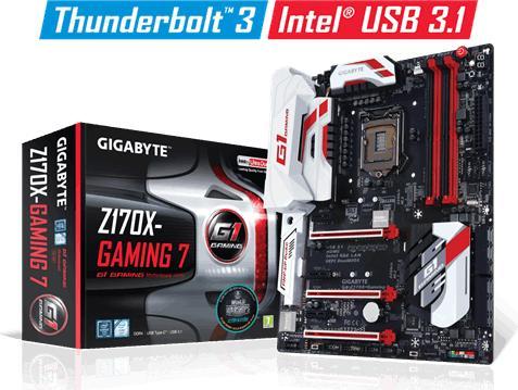 Image du produit Gigabyte Z170X-Gaming 7 (LGA 1151, Intel Z170, ATX)