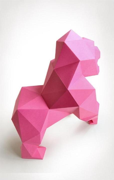 Image du produit Liebesreh GORILLA PINK - Kit de bricolage - Gorille, rose