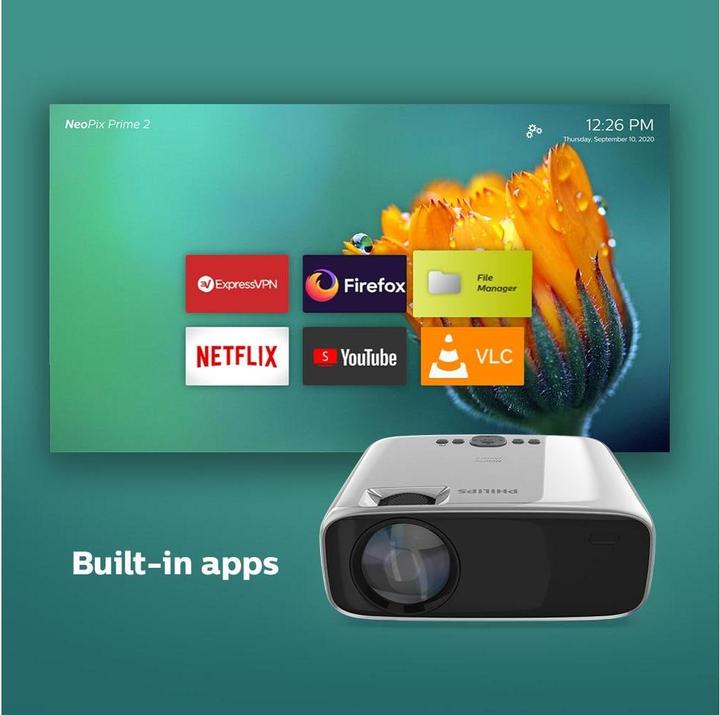 Produktbild Philips NeoPix Prime 2 (HD, 180 lm, 1.3:1)