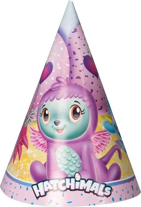 Hatchimals Kegel PartyHut 8erPack Karton Faden