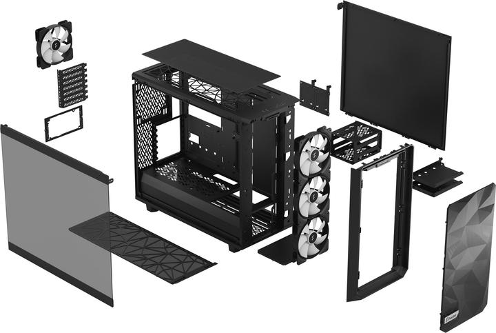 Produktbild Fractal Meshify 2 Lite (mATX, Mini-ITX, ATX, E-ATX)