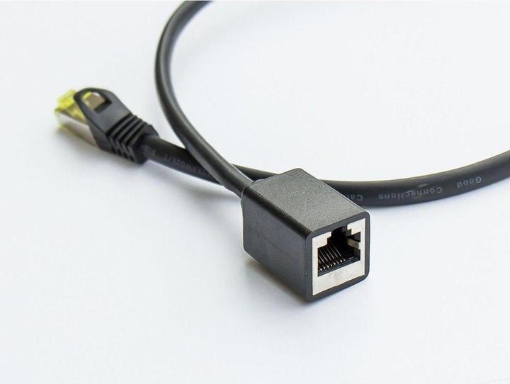 Image du produit Varia SO-37005 - RNS Patchkabelverlngerung mit Rastnasenschutz, Cat. 6, SFTP, PiMF, schwarz, 5m (S/FTP, CAT6, 5 m)