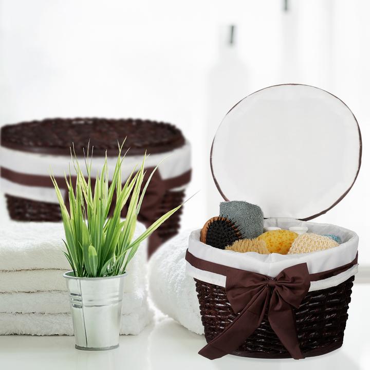 Productafbeelding Relaxdays Badmandje (2 x, 31 x 31 x 22 cm)