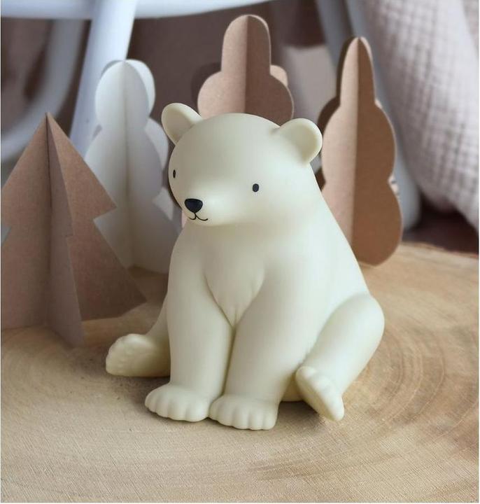 Actual product image A Little Lovely Company Kids night light polar bear mini