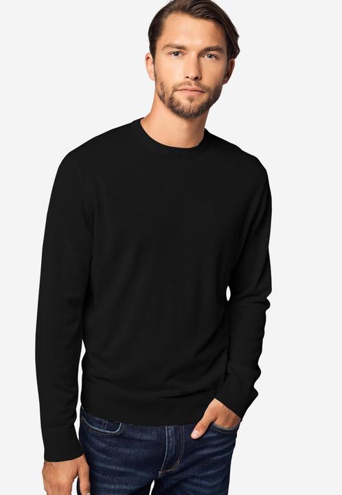 Actual product image Bellemere Pullover Pure Crew Neck Merino-Cashmere Sweater (XL)