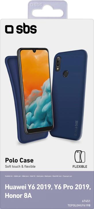 Immagine prodotto SBS Polo Cover per Huawei Y6 2019/Y6 Pro 2019/Y6s/Honor 8A (Huawei Y6 (2019), Huawei Y6s, Tassa 8A)