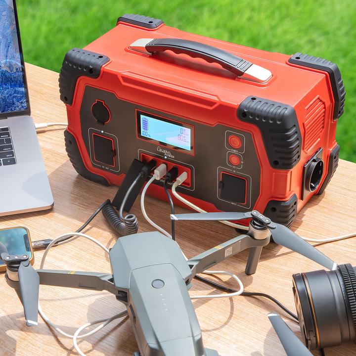 Produktbild Casativo Tragbare Powerstation & Solar-Generator mit 800 Wh, 230V & 12V, 1.000 Watt (800 Wh, 7 kg)