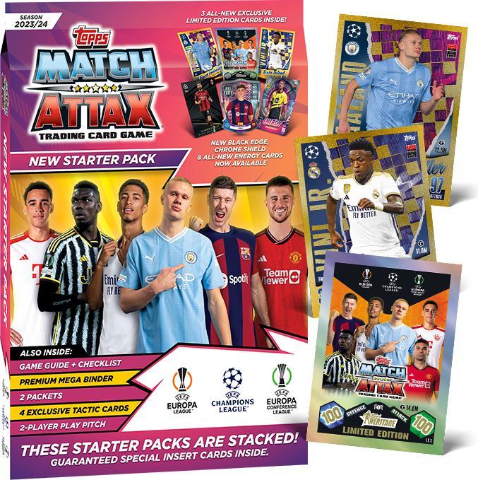 Actual product image Topps Match Attax UCL 23/24 Starter Pack