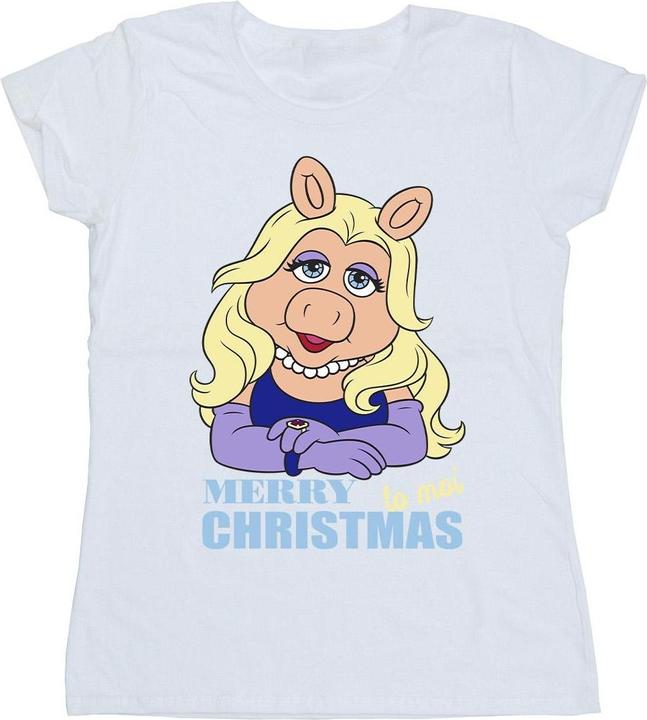 Disney Muppets Miss Piggy Queen of Holidays TShirt (L)