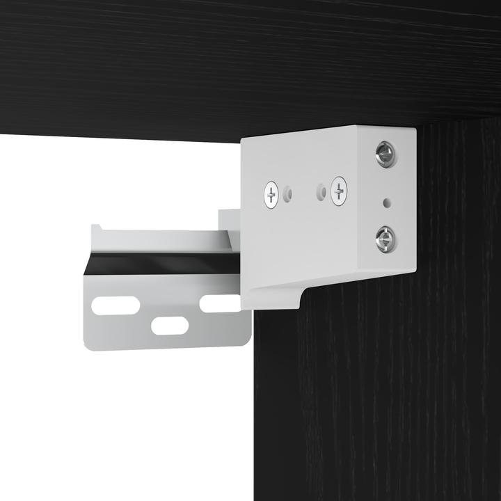 Produktbild VidaXL Wandregal Schwarze Eiche 140x41x75 cm Holzwerkstoff (102 x 30 x 29 cm)