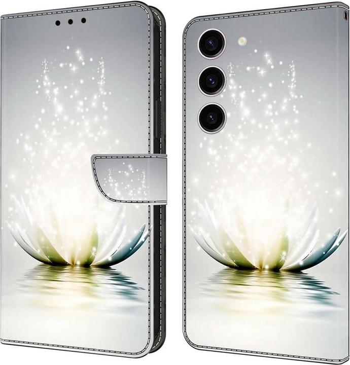 Produktbild Cover-Discount 3D-Effekt Hülle Etui Butterfly blau (Samsung Galaxy S24)