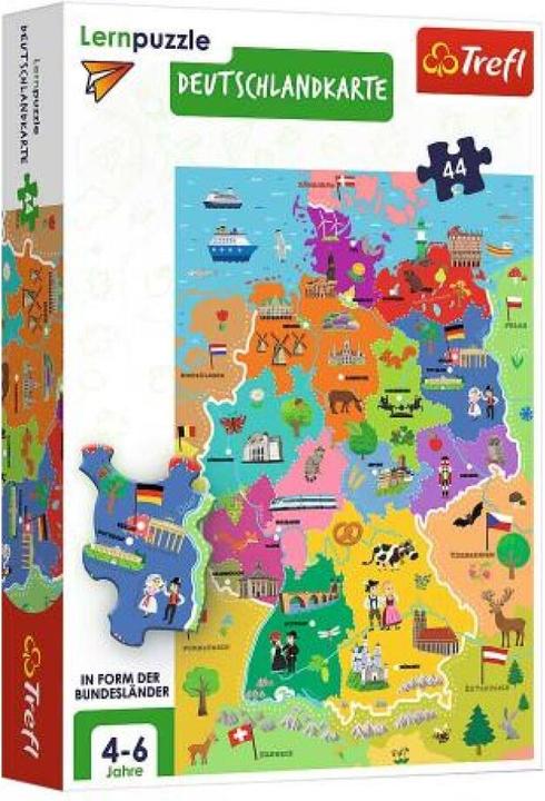 Produktbild Trefl Lernpuzzle - Deutschlandkarte Deutsche Version - 44 Teile (44 Teile)