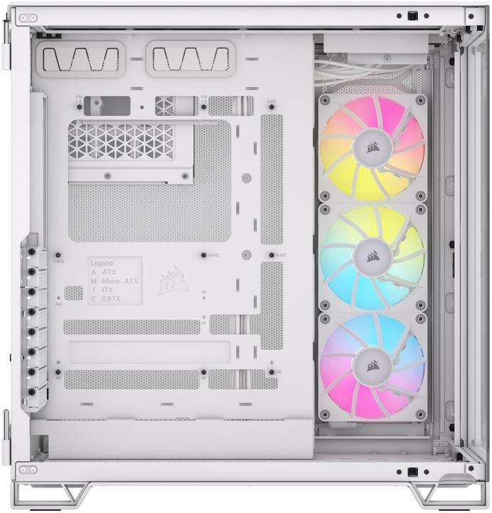 Actual product image Corsair Case iCUE 6500X RGB Midi TG white (mATX, Mini-ITX, ATX)