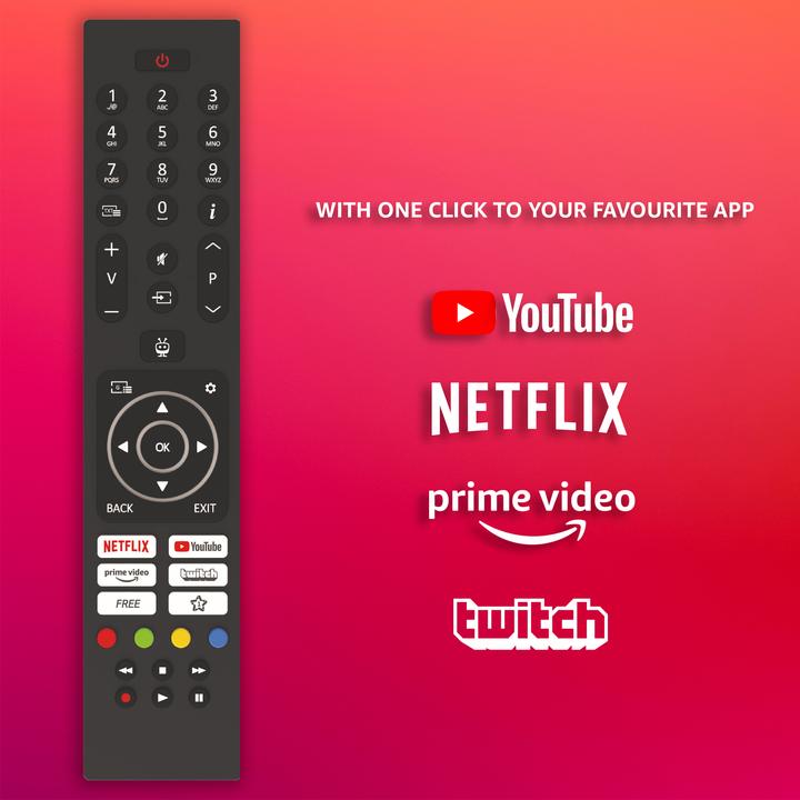 Actual product image Telefunken D32F751X7CW 32-inch Smart TV (Full HD, HDR, triple tuner, 6 months HD+ included) (32", LED, Full HD, 2024)