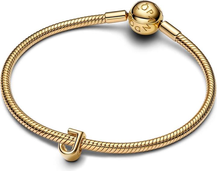 Image du produit Pandora Charm Lettre J Plaqué Or (Métal, Plaqué or)