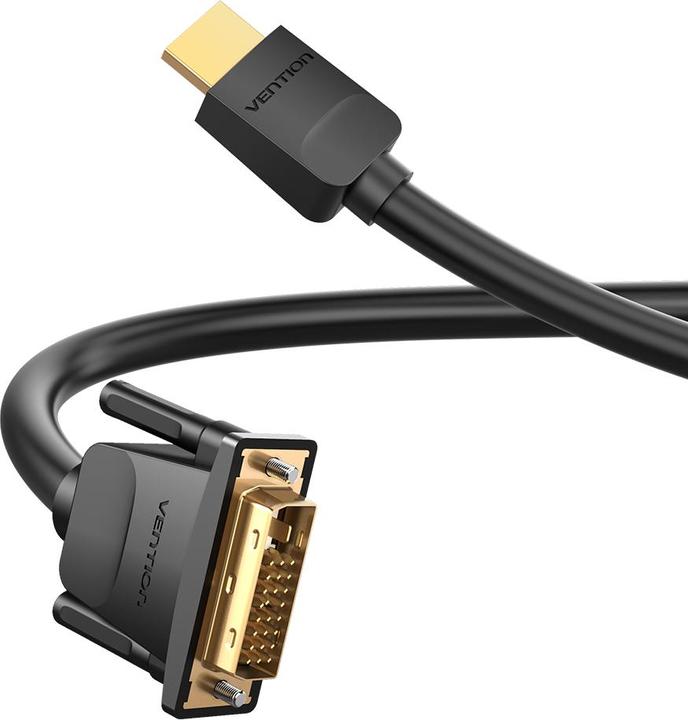 Produktbild Vention HDMI to DVI Cable 1.5m ABFBG (Black) (1.50 m, HDMI)